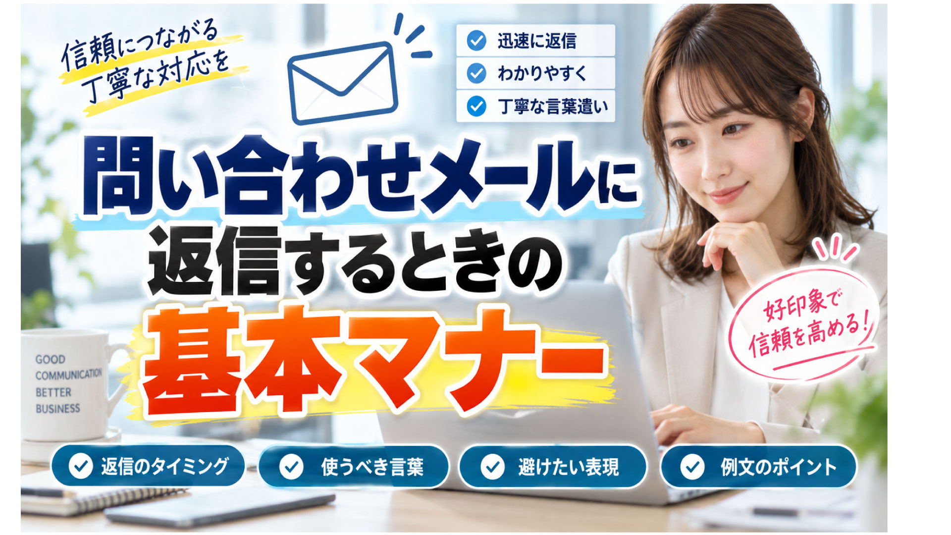 メールに返信マナー