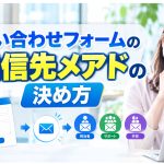 問い合わせフォームの送信先メアドの決め方