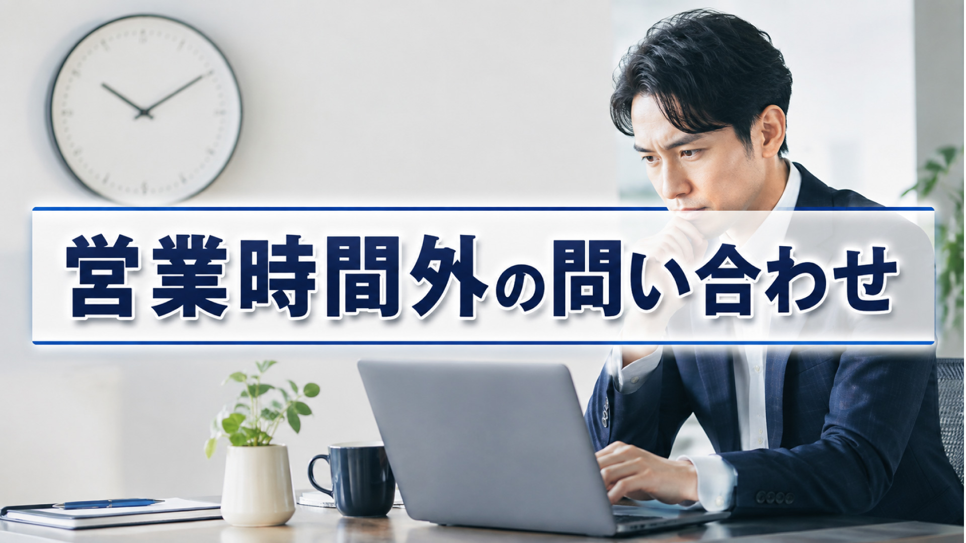 営業時間外問い合わせをAIで対応